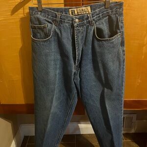 Menโs Steve & Barry Classic Blue Denim Jeans